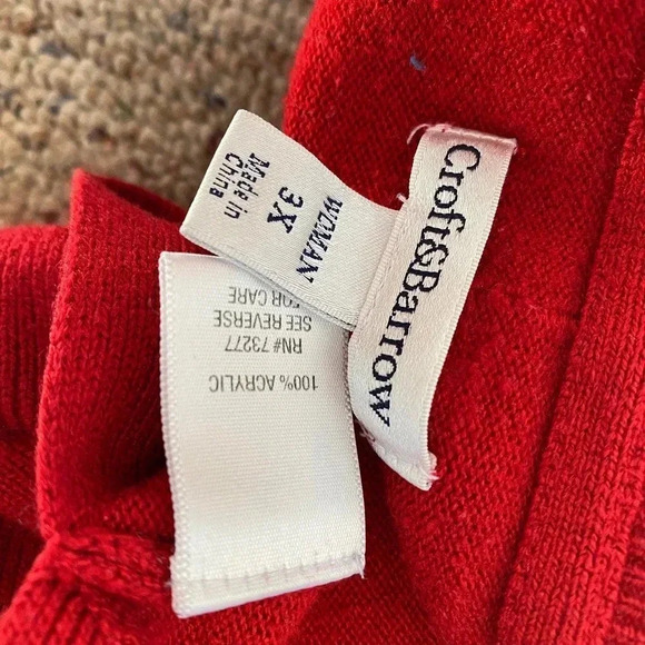 Croft & Barrow Soft Comfortable Sweater Women Plus Size 3X - Picture 4 of 6